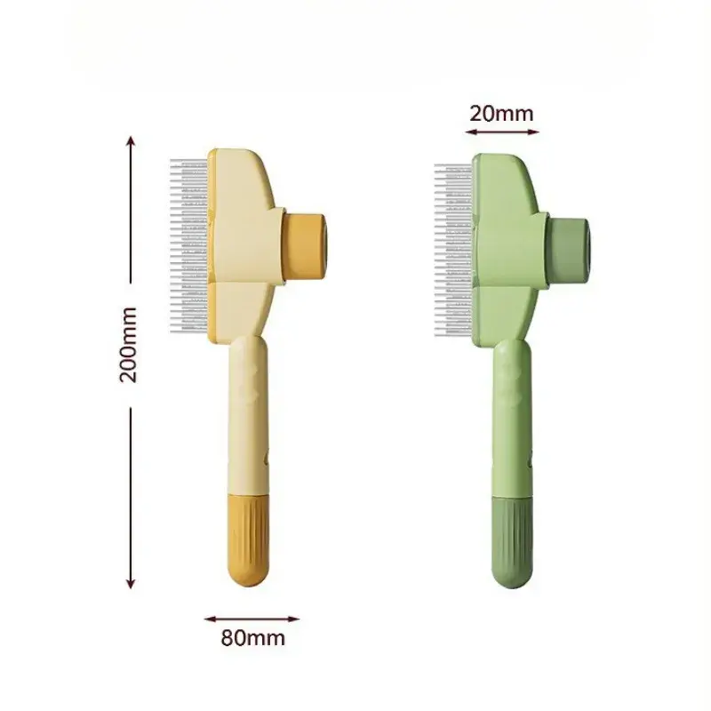 Dog Comb Pet Hair Remover One Button Dogs Brush Self-cleaning Cat Brush Massage Combs for Dog Grooming Brushes for Pet Products