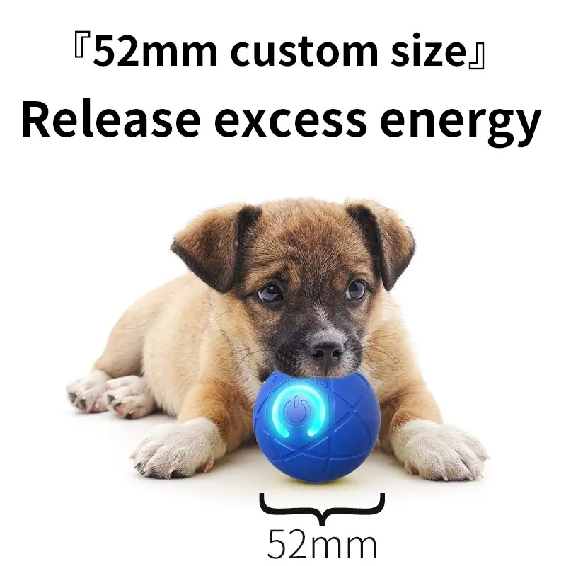 Electronic Interactive Pet Toy Ball Smart Dog Toy Moving Ball Automatic Moving Bouncing for Puppy Birthday Gift Cat Product