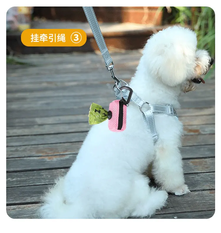 Dog Poop Bag Dispenser Hangingable Dog Poop Bag Holder Poo Bags Dispenser for Dogs Walking Garbage Bags Dispensers Pet Supplies
