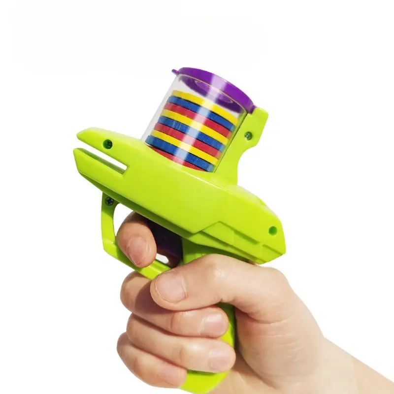 Funny Cat Toys Creative Turnip Gun with 15pcs Reusable Foam Disc Pet Hunting Interactive Toy Dog Cat Pet Supplies