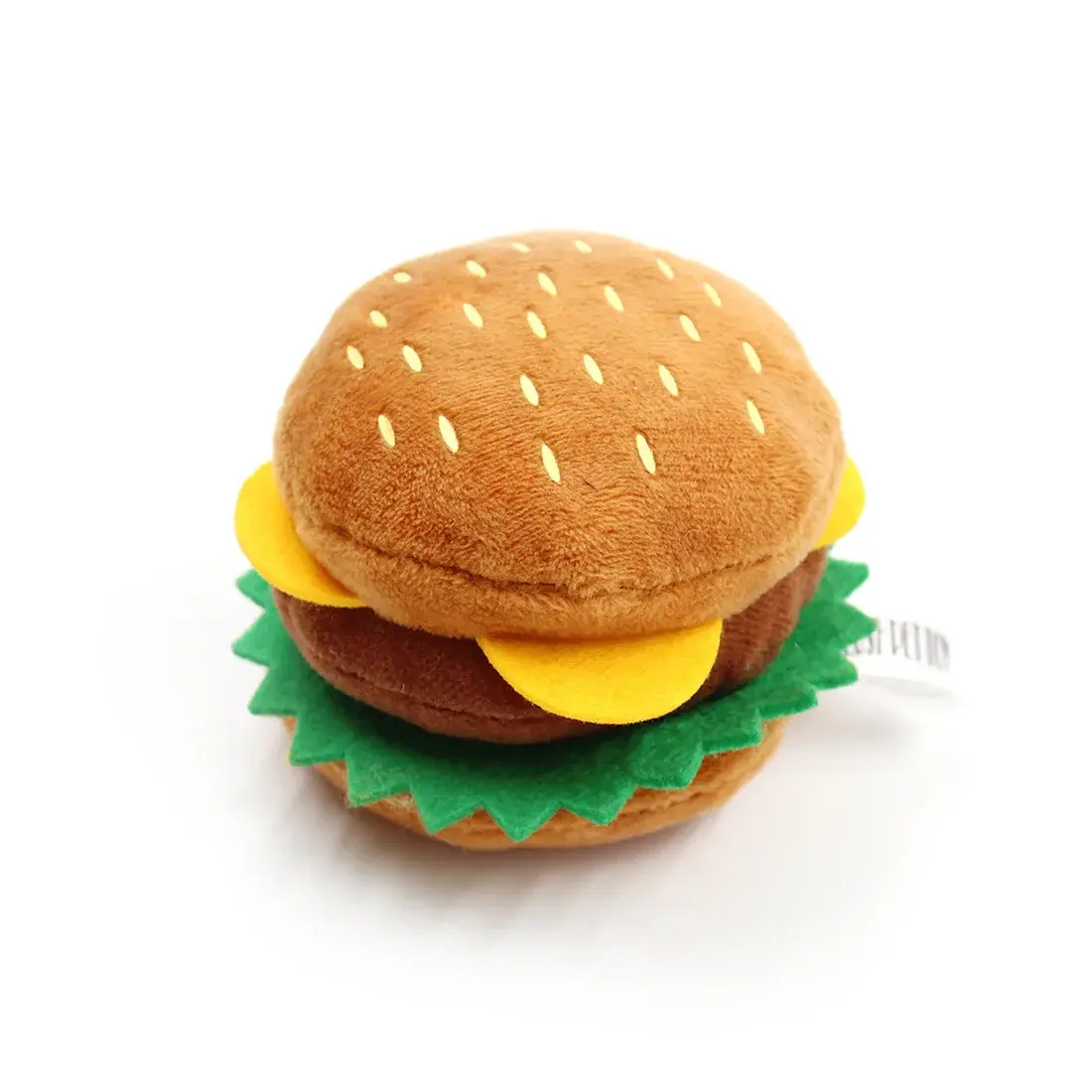 Plush Dog Toys Squeaky Dogs Accessories Pet Perros Toy Soft Squeeze Sound Teeth Chew Bite Resistant Ice Cream Fries Humburger