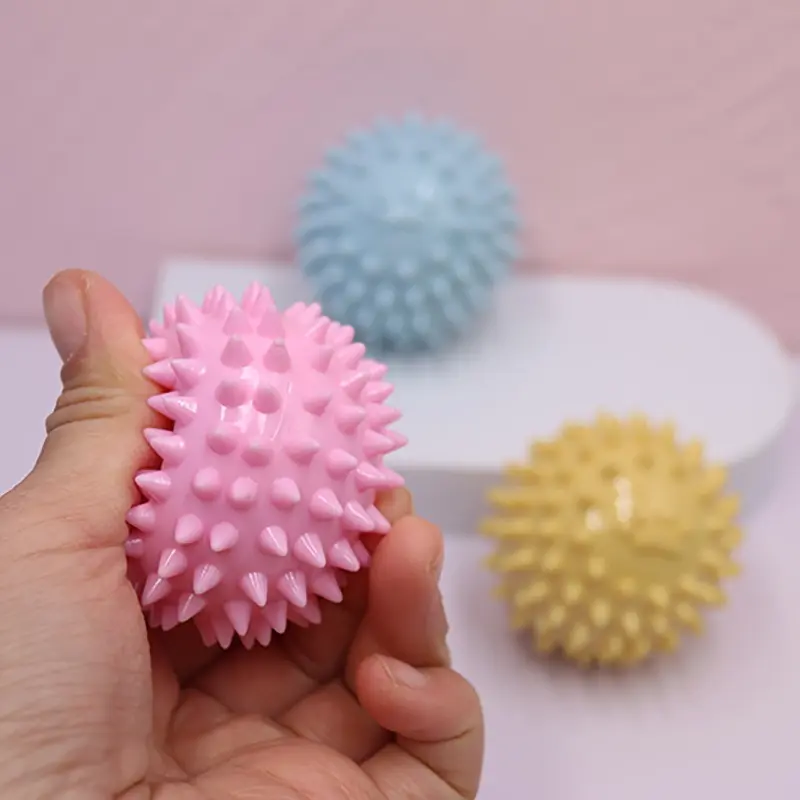 Dog Chewing Toy Interactive Rubber Ball for Small Large Dog Cat Pet Tooth Cleaning Indestructible Footprint Ball Pet Accessories