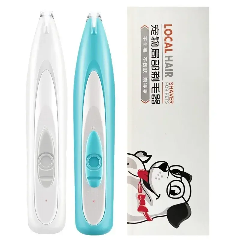 Electric Dog Cutter Pet Foot Hair Trimmer Cat Grooming Hairdresser Scissors Butt Ear Pedicator Mute Cat Claw Pedicure Artifact