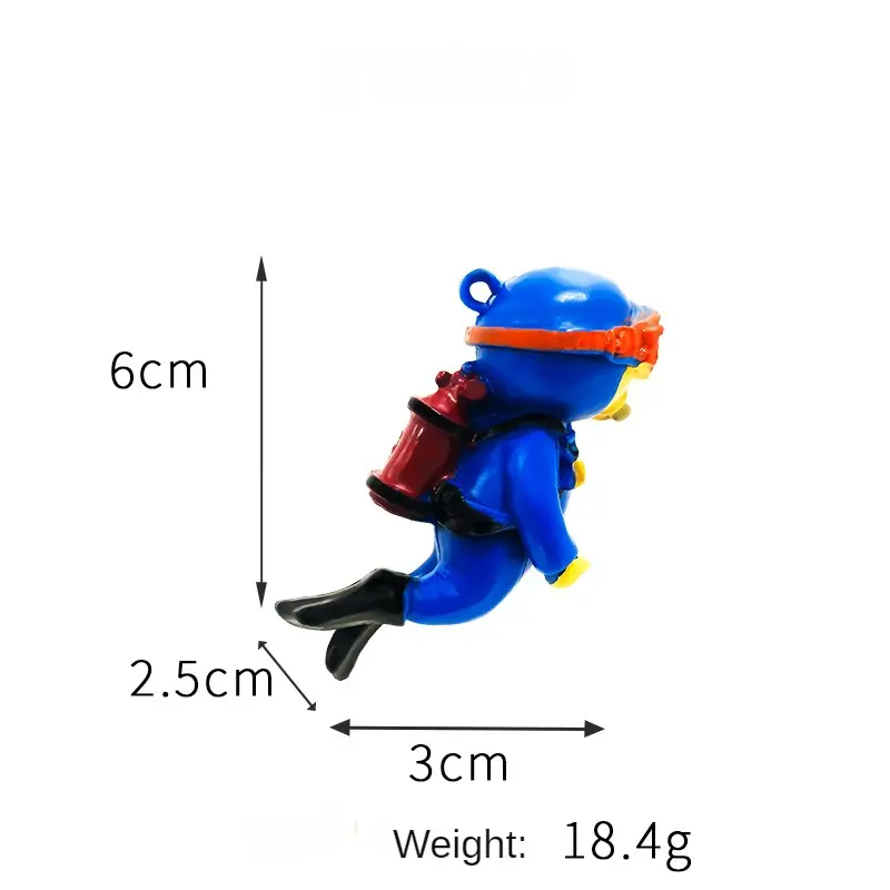 Fish Tank Decorations Aquarium Accessories Floating Diver Aquarium Ornaments Small Floating Ball Aquarium Accessories