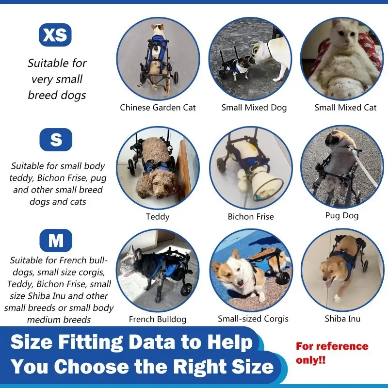 Pet Wheelchair Dog Wheelchair Hind Limb Paralysis Disabled Elderly Pet Scooter Dog Rehabilitation Walking Assist Vehicle