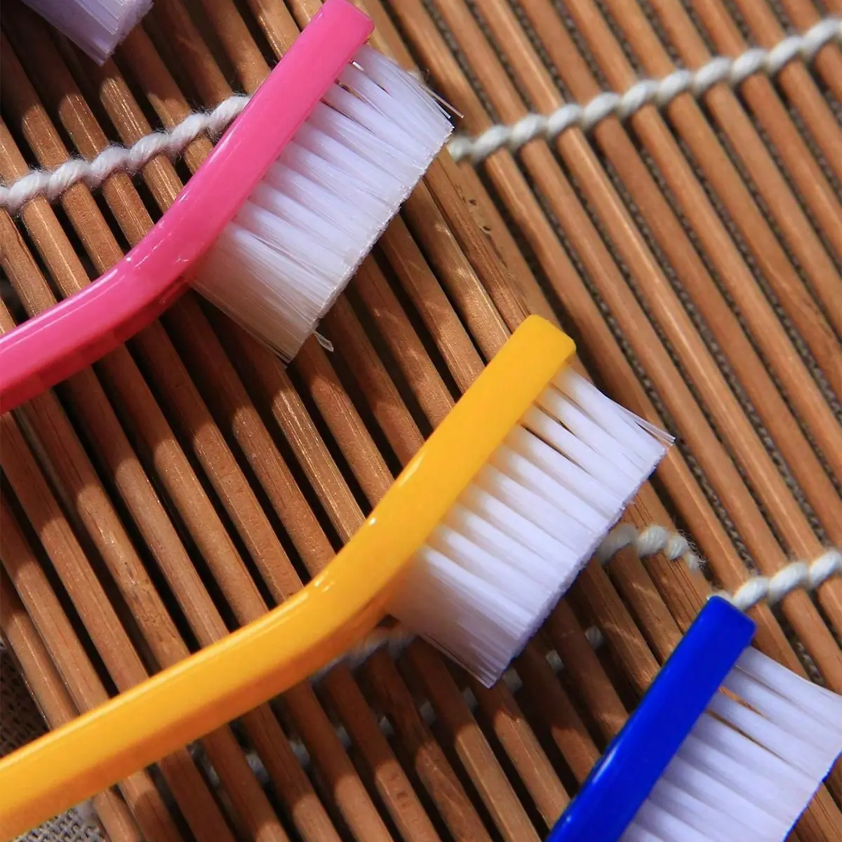 5pcs/set Long Handle Pet Toothbrush Double-head Dog Toothbrushes Oral Care Dog Teeth Cleaning Soft Hair Cat Toothbrush