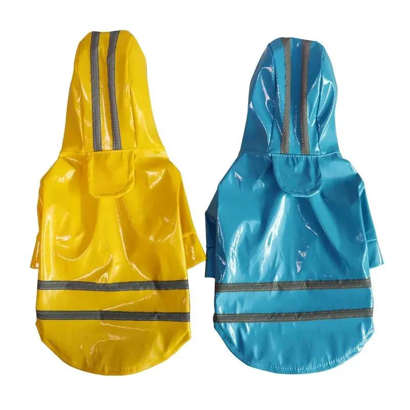 Dog Raincoat Reflective Waterproof Snowproof Pet Coat for Small Puppy Cats Raincoat Chihuahua Bulldog Pets Cape Poncho Costume