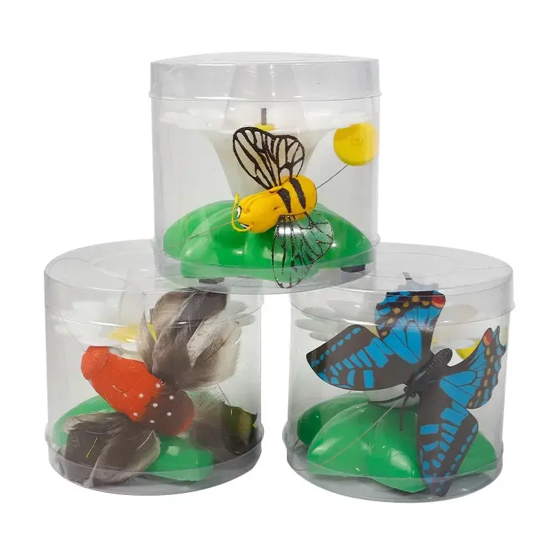Automatic Rotating Electric Cat Toy Interactive Training Toys Colorful Butterfly Bird Animal Shape Plastic Funny Kitten Pet Dog