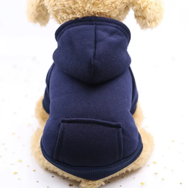 Dog Cat Winter Hooded Sweatshirt for Small and Medium Doggy Pet Coat Puppy Cat Jacket Clothes Chihuahuas French Bulldog Costume