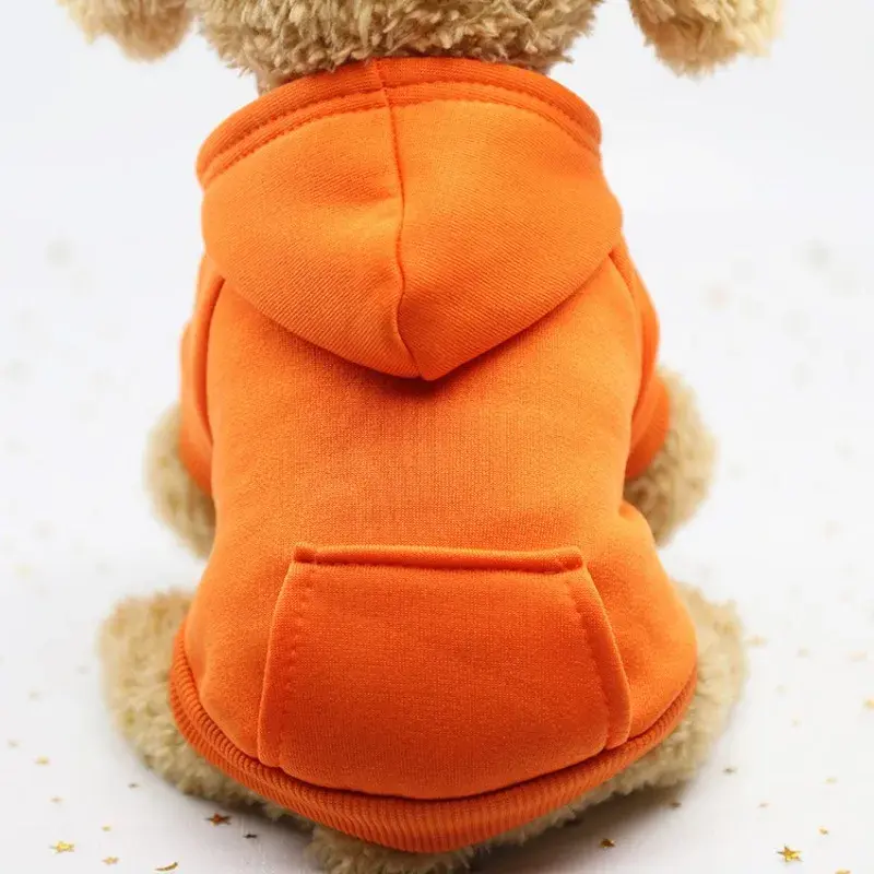 Dog Cat Winter Hooded Sweatshirt for Small and Medium Doggy Pet Coat Puppy Cat Jacket Clothes Chihuahuas French Bulldog Costume