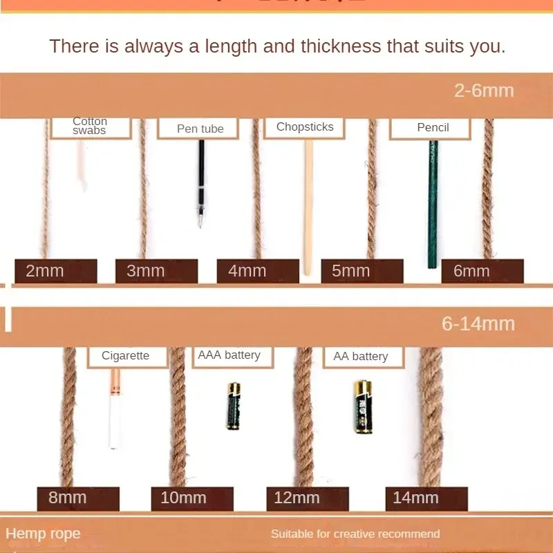 DIY Cat Scratcher Rope Twisted Jute Rope Replacement Cat Tree Scratching Toy Cat Climbing Frame Binding Rope