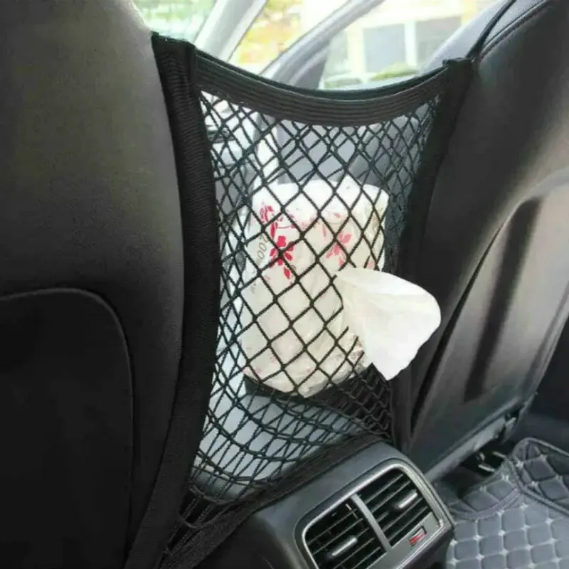 Dog Seat Fences Pet Protection Net Safety Storage Bag Pet Mesh Travel Isolation Back Seat Safety Barrier Puppy Car Accessories