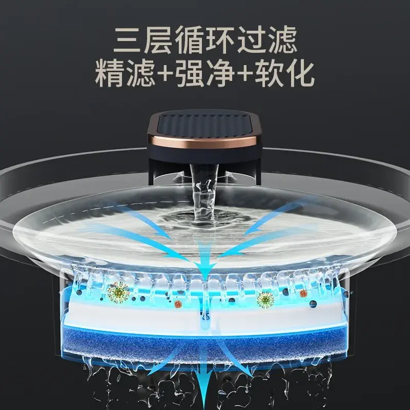 3000ml Cat Water Fountain Ultra-Quiet Pet Cat Water Dispenser&Burnout Prevention Pump Automatic Cat Drinker Pet Supplies