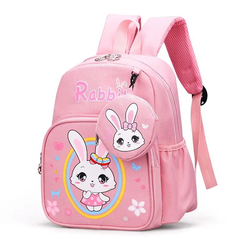 Children's Backpack Boys And Girls Kindergarten Backpack Cartoon Cute 3-5 Year Old Astronaut Backpack Nylon Zipper Backpack