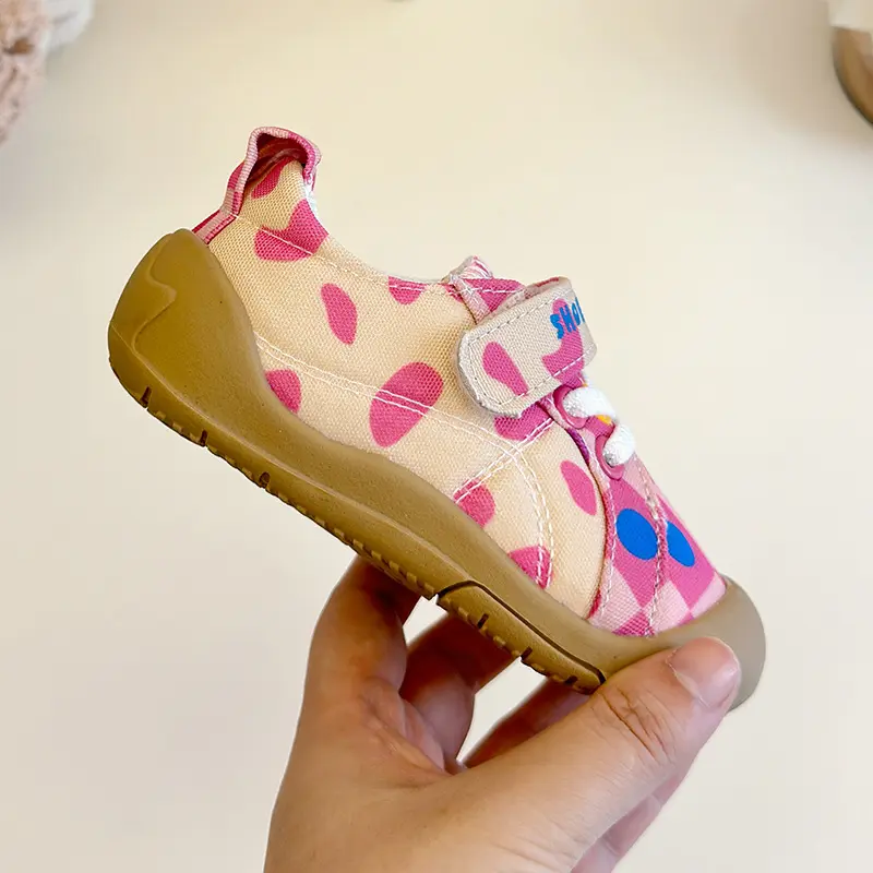 Cartoon 3D Cat Girl 2025 Spring and Autumn New Style Children's Soft Bottom Non tiring Foot Boys' Baby Canvas Shoes