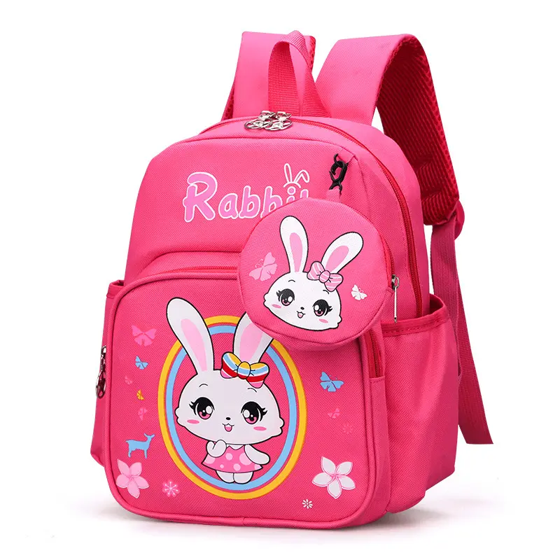 Children's Backpack Boys And Girls Kindergarten Backpack Cartoon Cute 3-5 Year Old Astronaut Backpack Nylon Zipper Backpack