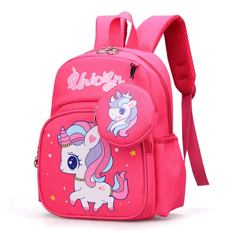 Children's Backpack Boys And Girls Kindergarten Backpack Cartoon Cute 3-5 Year Old Astronaut Backpack Nylon Zipper Backpack