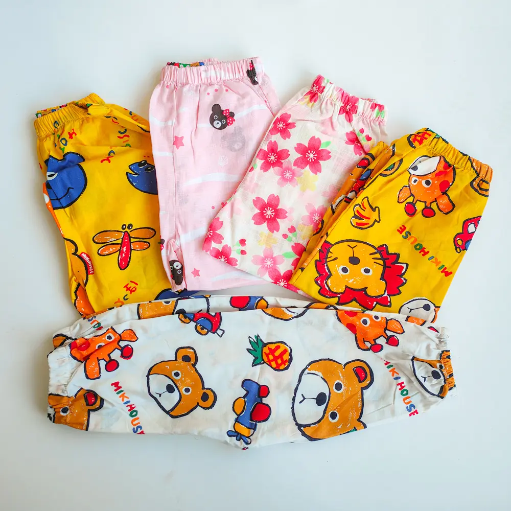2025 New Colorful Cartoon Children's Clothing Comfortable 5-Color Pure Cotton Printed Children's Summer Mosquito proof Pants