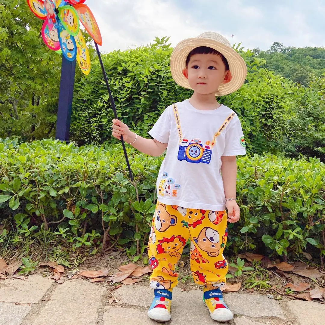 2025 New Colorful Cartoon Children's Clothing Comfortable 5-Color Pure Cotton Printed Children's Summer Mosquito proof Pants