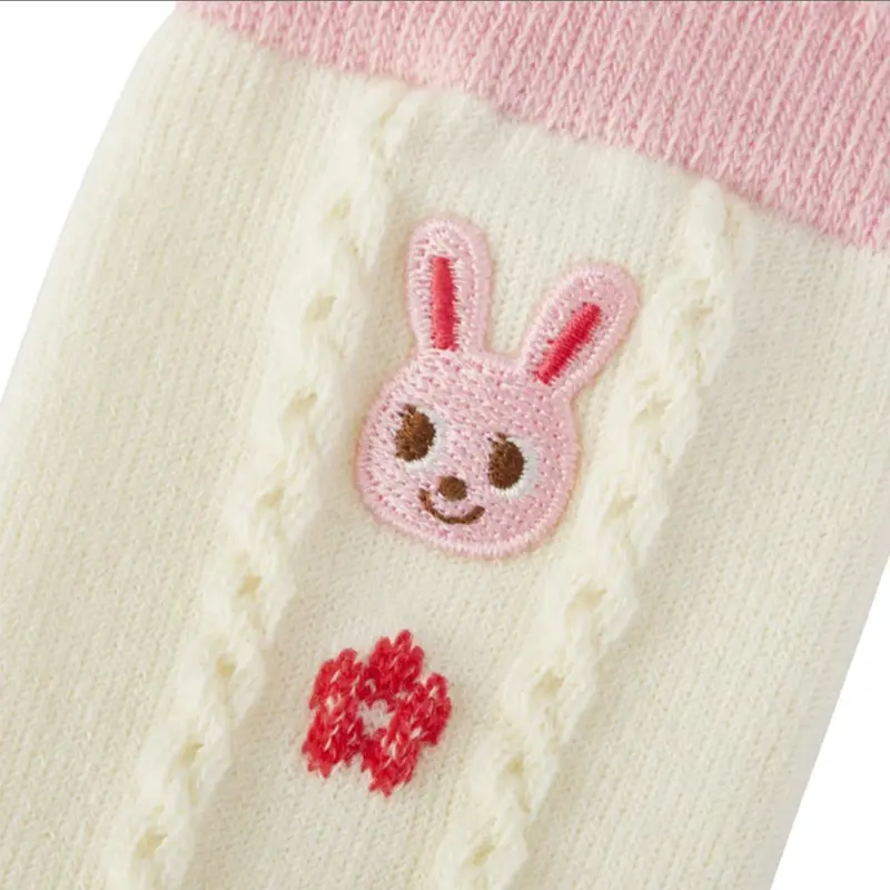 Children's Four Seasons Socks Japanese Cartoon Cute Little Bear Little Rabbit Good Friend Long Tube Socks Baby Elastic High Sock