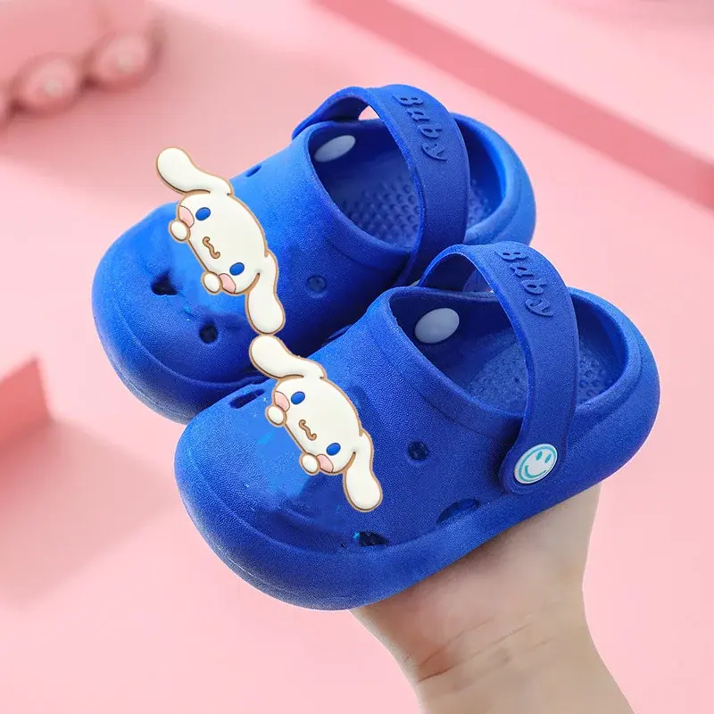 children baby boy girl sandals cute Beach shoes Casual shoes Sanrio hello kitty non-slip cartoon slippers kuromi summer sandals