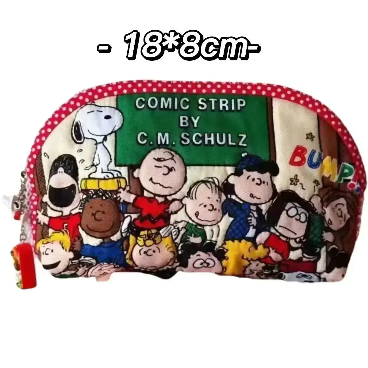 Snoopy Zipper Cartoon cosmetic Makeup Bag Boys and Girls Coin Purse Cartoon Cute Storage Bag Clutch handbag