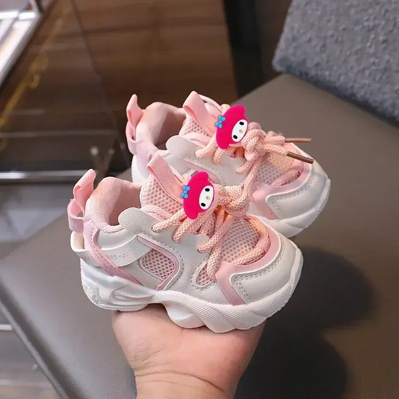 spring autumn soft bottom boy girls running shoes baby casual shoes non-slip Sneakers Sanrio hello kitty children sports shoes