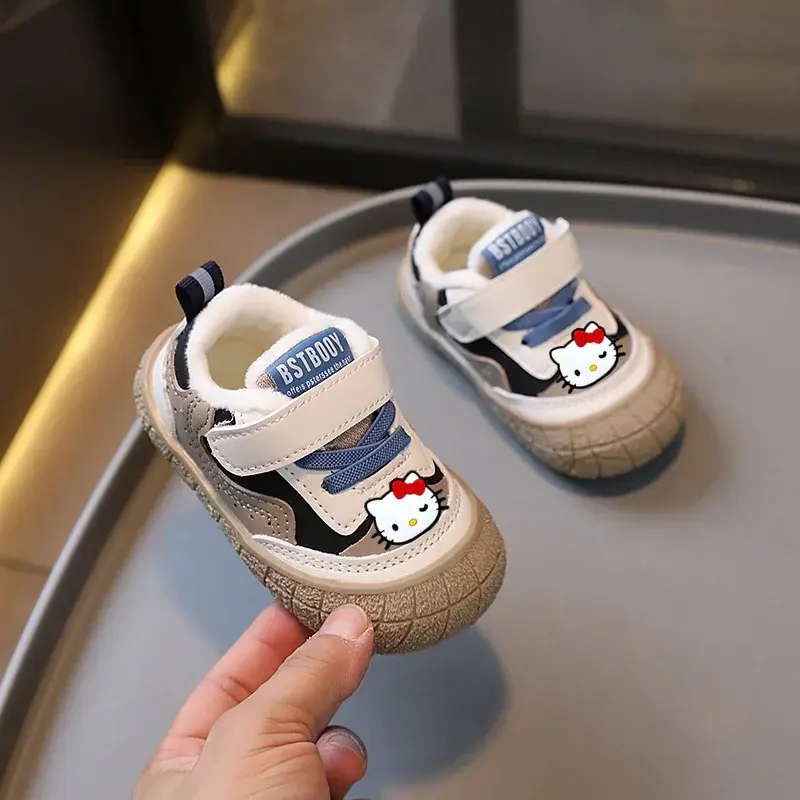 Sanrio hello kitty soft sole toddler shoes Sneakers children's board shoes spring autumn winter new boys baby casual shoes