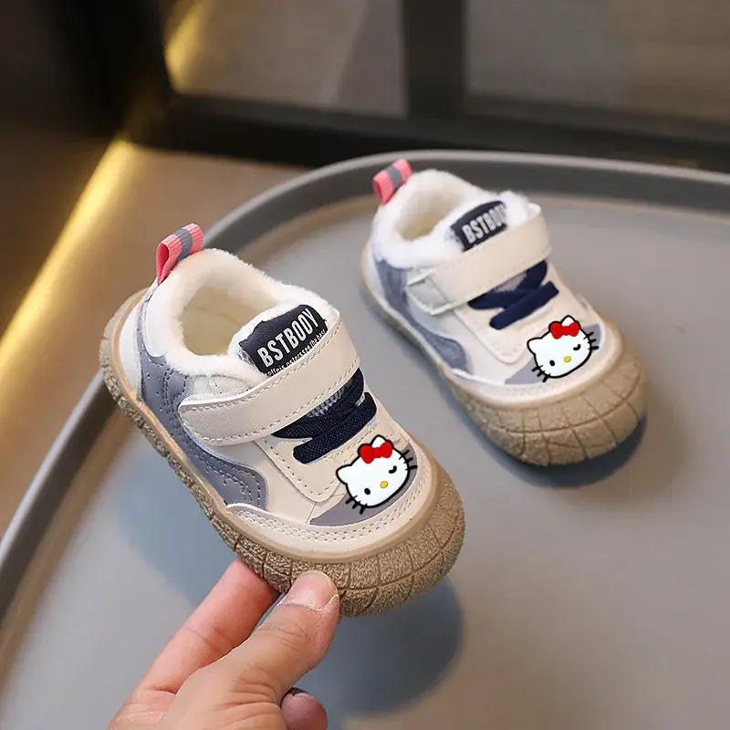 Sanrio hello kitty soft sole toddler shoes Sneakers children's board shoes spring autumn winter new boys baby casual shoes