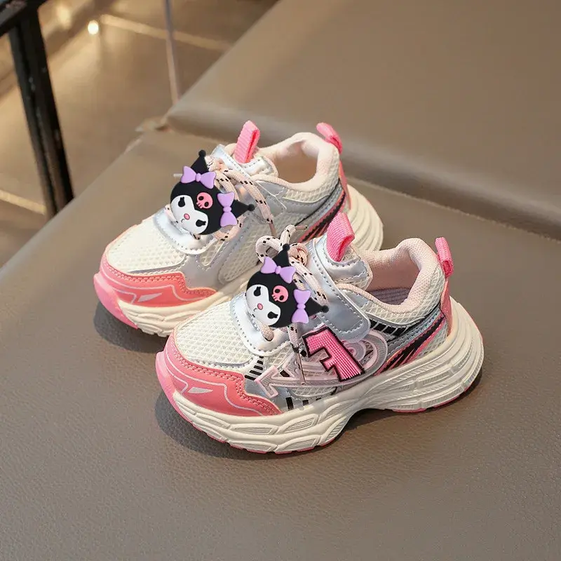 baby daddy shoes Sanrio spring summer boys mesh soft sole casual shoes hello kitty girls cute toddler shoes children sneakers