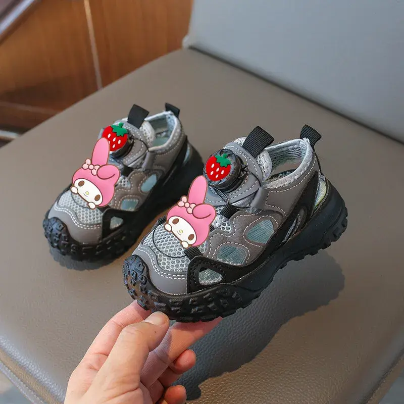 Sanrio slippers summer spring girl sandals boys running shoes baby beach shoes hello kitty swivel children casual shoes Sneakers