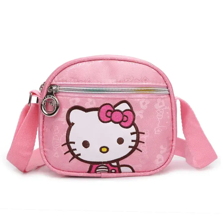 sanrio hello kitty girl children coin purse cartoon cute messenger bag fashion shoulder bag