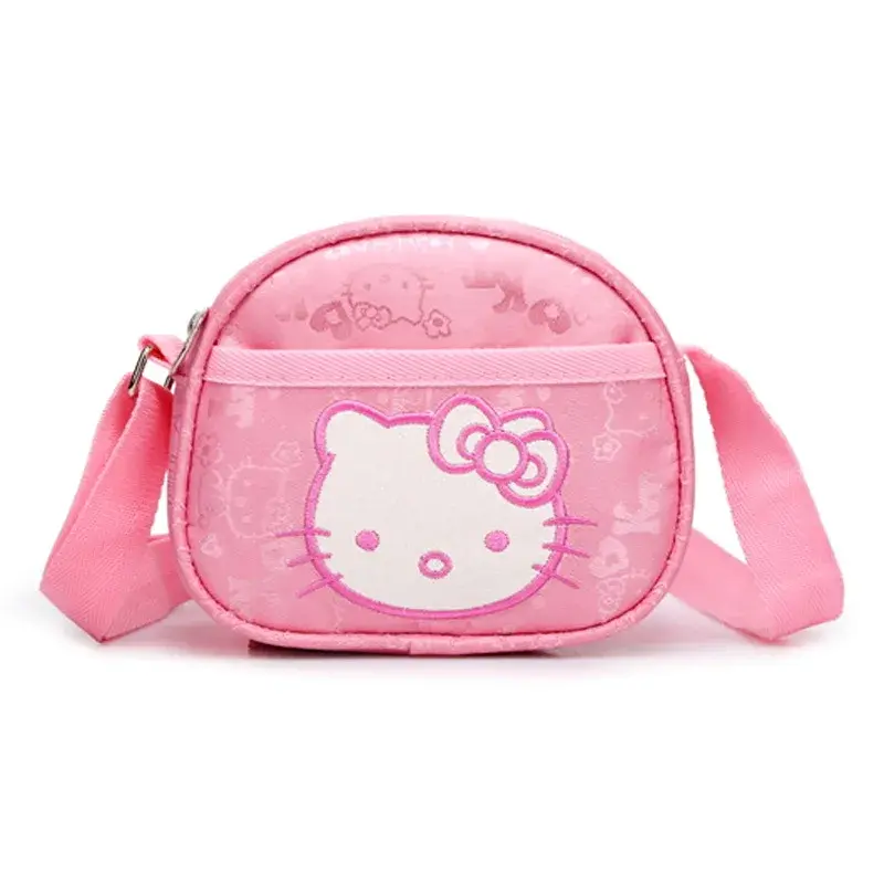 sanrio hello kitty girl children coin purse cartoon cute messenger bag fashion shoulder bag
