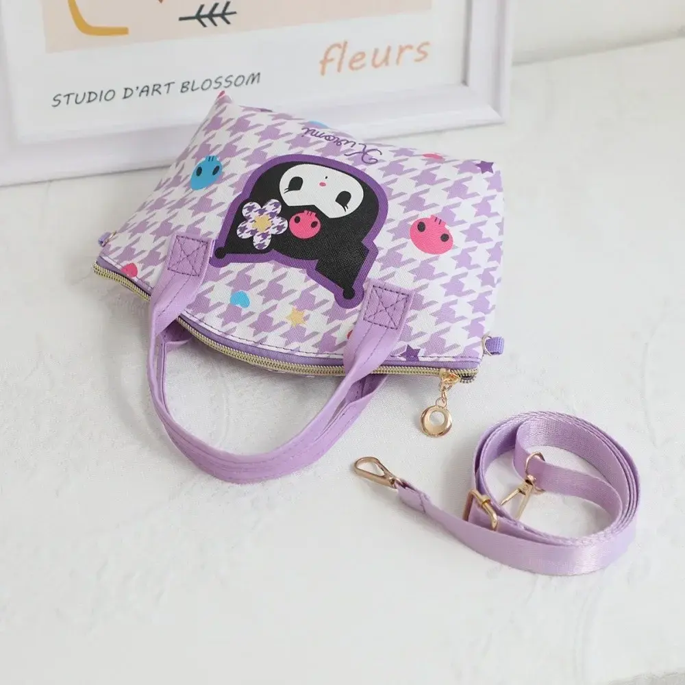 Sanrio hello kitty shoulder bag cute cartoon girl handbag women kuromi messenger bag cross-body