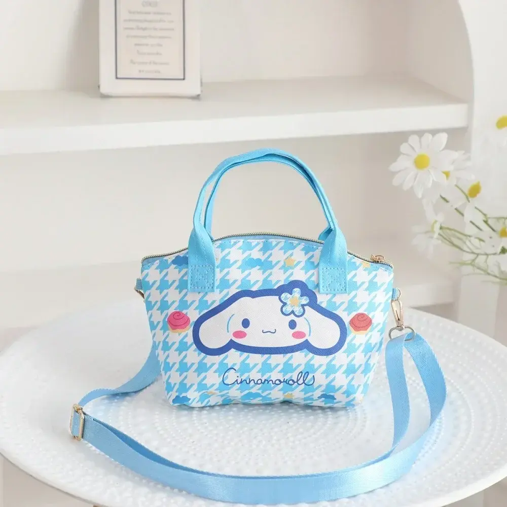 Sanrio hello kitty shoulder bag cute cartoon girl handbag women kuromi messenger bag cross-body