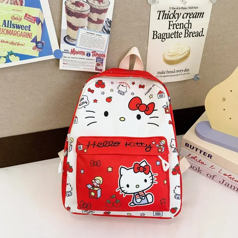 Sanrio kuromi shoulder bag cute girls boy choolbag kindergarten baby storage bag handbag children hello kitty backpack