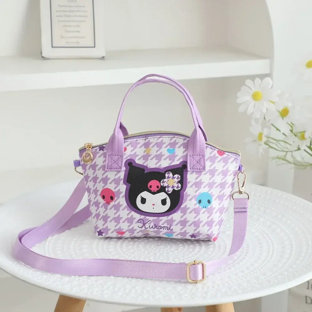 Sanrio hello kitty shoulder bag cute cartoon girl handbag women kuromi messenger bag cross-body