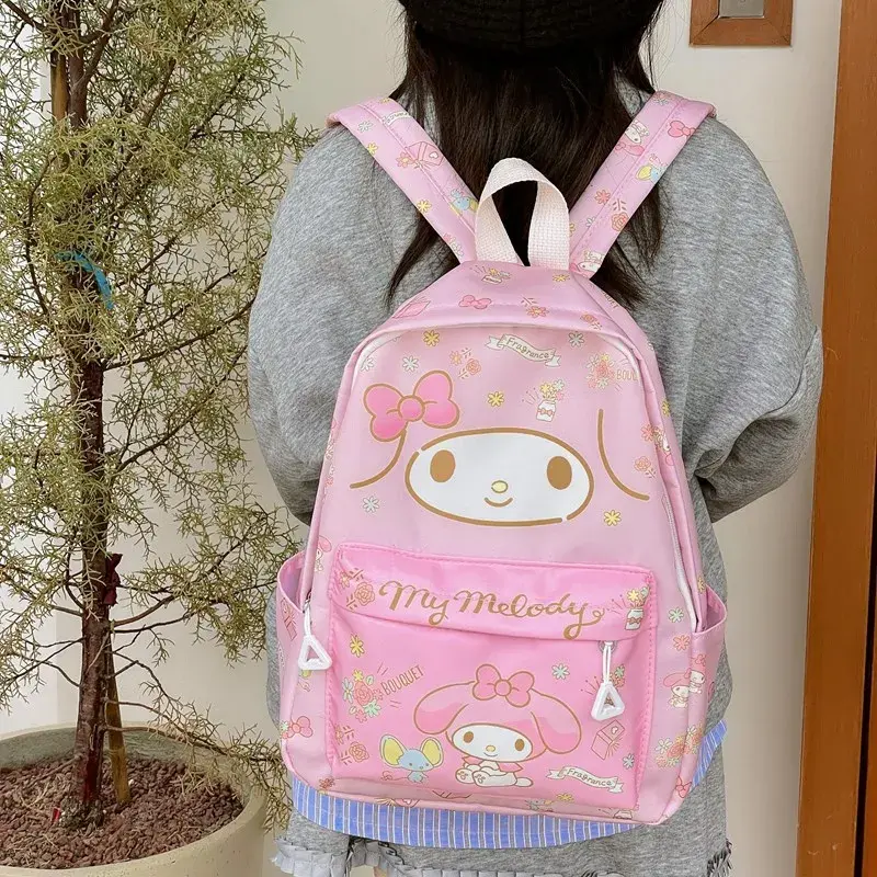 Sanrio kuromi shoulder bag cute girls boy choolbag kindergarten baby storage bag handbag children hello kitty backpack