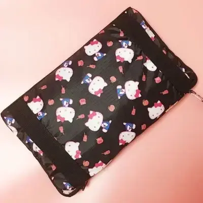 Sanrio hello kitty handbag foldable luggage bag waterproof My Melody cartoon large travel storage bag messenger shoulder bag