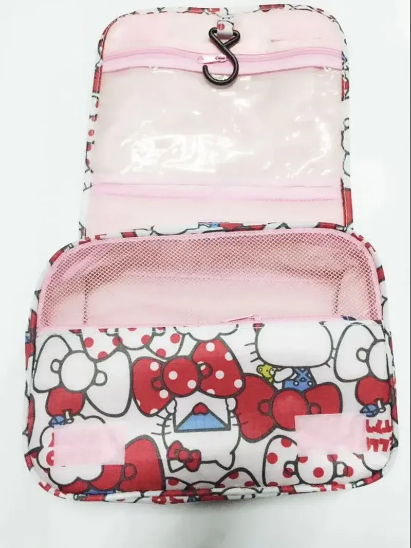Sanrio hello kitty handbag Cinnamoroll Melody cartoon hanging wash bag cosmetic bag multi-functional storage bag
