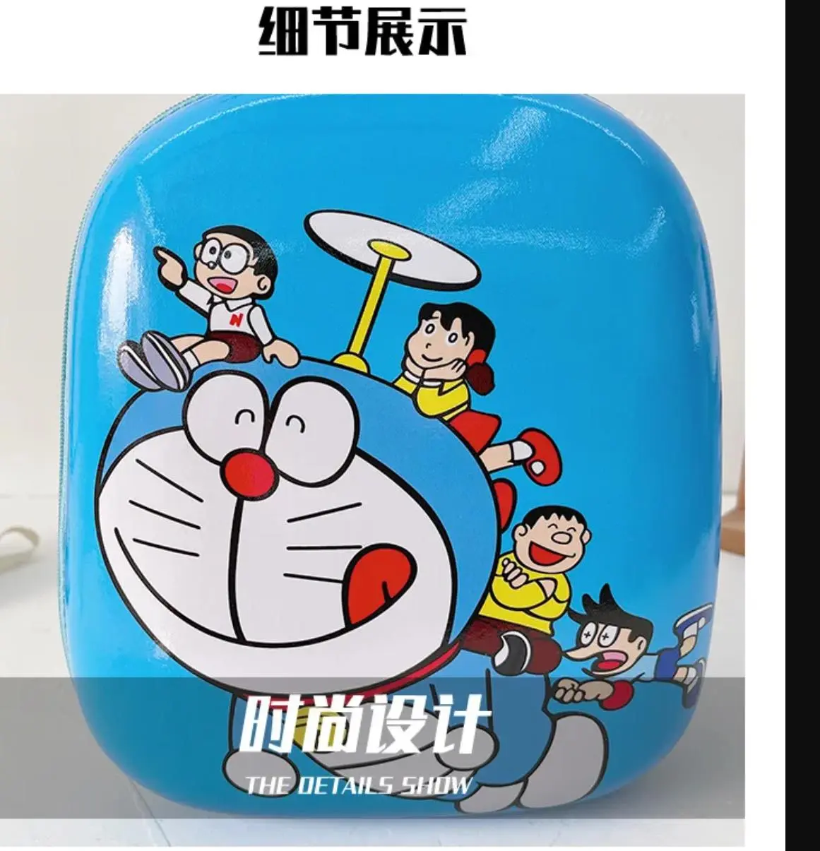Doraemon  3-5 years old Cute Hard Eggshell Boy Backpack cart Baby Schoolbag Kindergarten Cartoon Girl Handbagoon shoulder bag