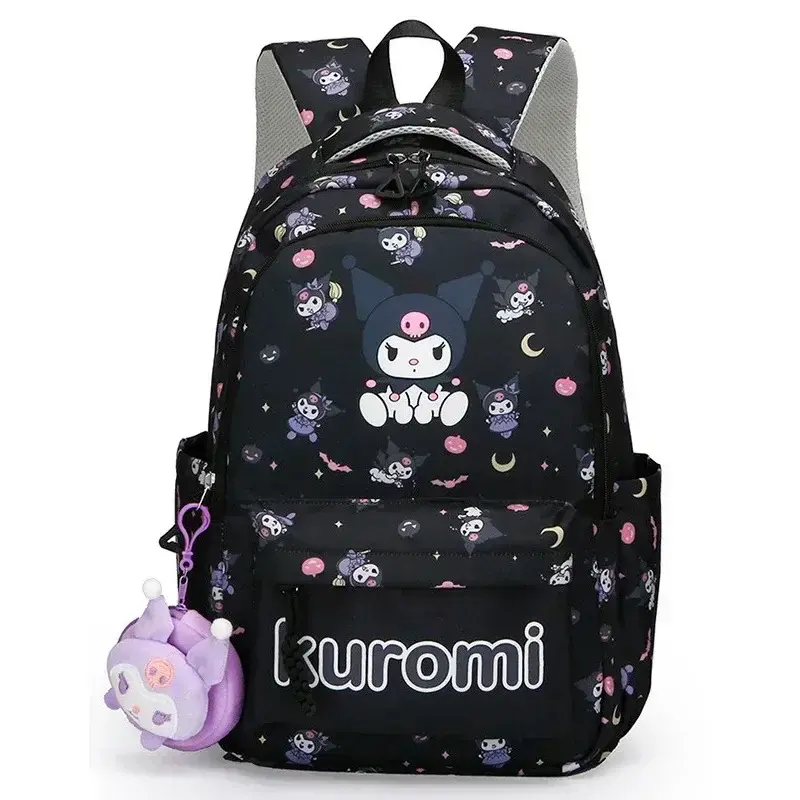 Sanrio hello kitty cute cartoon backpack new schoolbag kuromi student children high school travel storage bag handbag