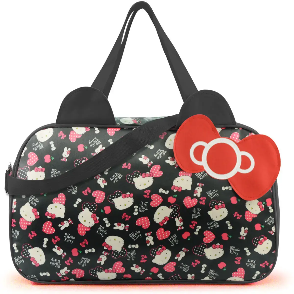 Sanrio  Oxford cloth messenger bag girl shoulder bag hello kitty cartoon travel luggage storage bag  gym handbag