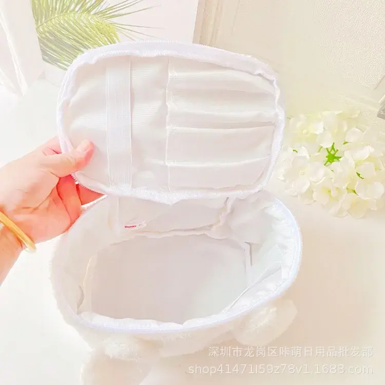 sanrio cinnamonroll women cosmetic bag cute cosmetic storage bag hello kitty girl Cartoon large-capacity cosmetic bag