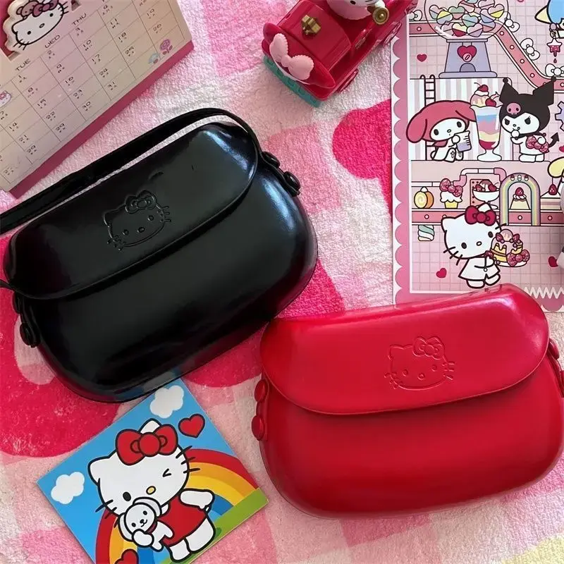 new messenger shoulder bag handbag Sanrio hello kitty cute  girl saddle mobile phone bag