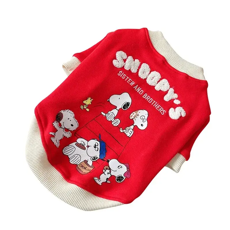 Snoopy Pet Dog Autumn and Winter Fleece Warm Dog Two Feet Pet Coat Dog Sweater