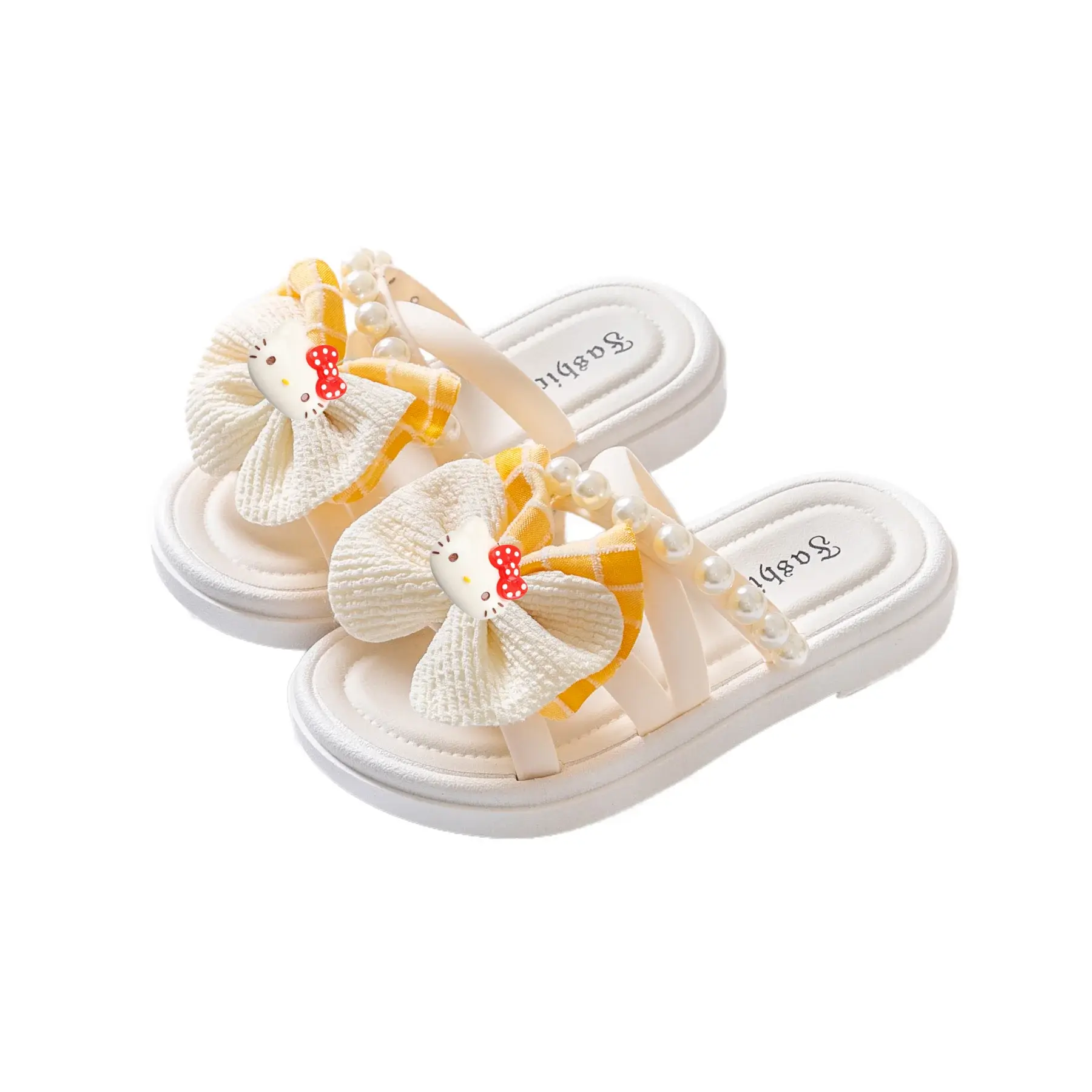 women Indoor outdoor princess sandals Sanrio spring summer new platform non-slip beach shoes hello kitty girl summer slippers