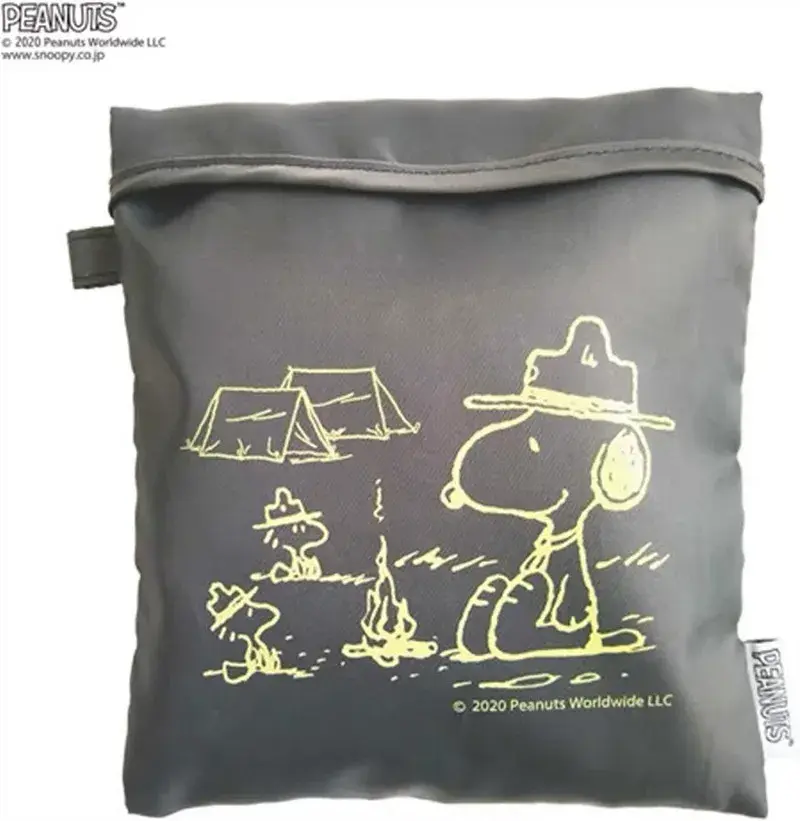 Snoopy Cartoon Shoulder Cross-body Foldable handbag Travel messenger Storage bag Large Capacity Camping Luggage Travel Bag
