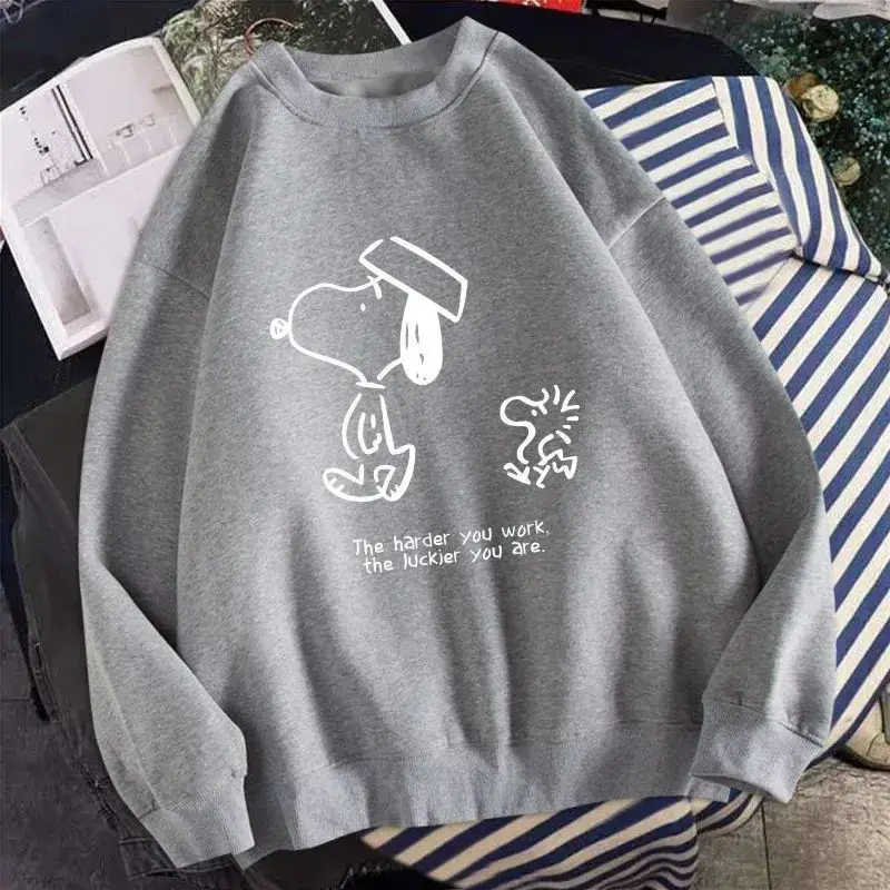 Round Neck Student Jacket New Loose Sweater Spring and Autumn Jacket Boys and Girls Undershirt coat