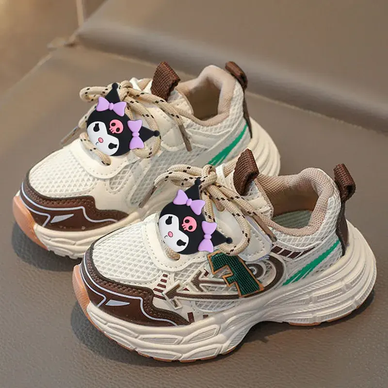 spring summer new boys mesh soft sole casual shoes girls toddler shoes baby daddy shoes Sanrio hello kitty children sneakers